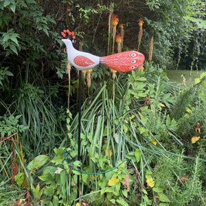 Peacock - Ceramic Garden Sculpture