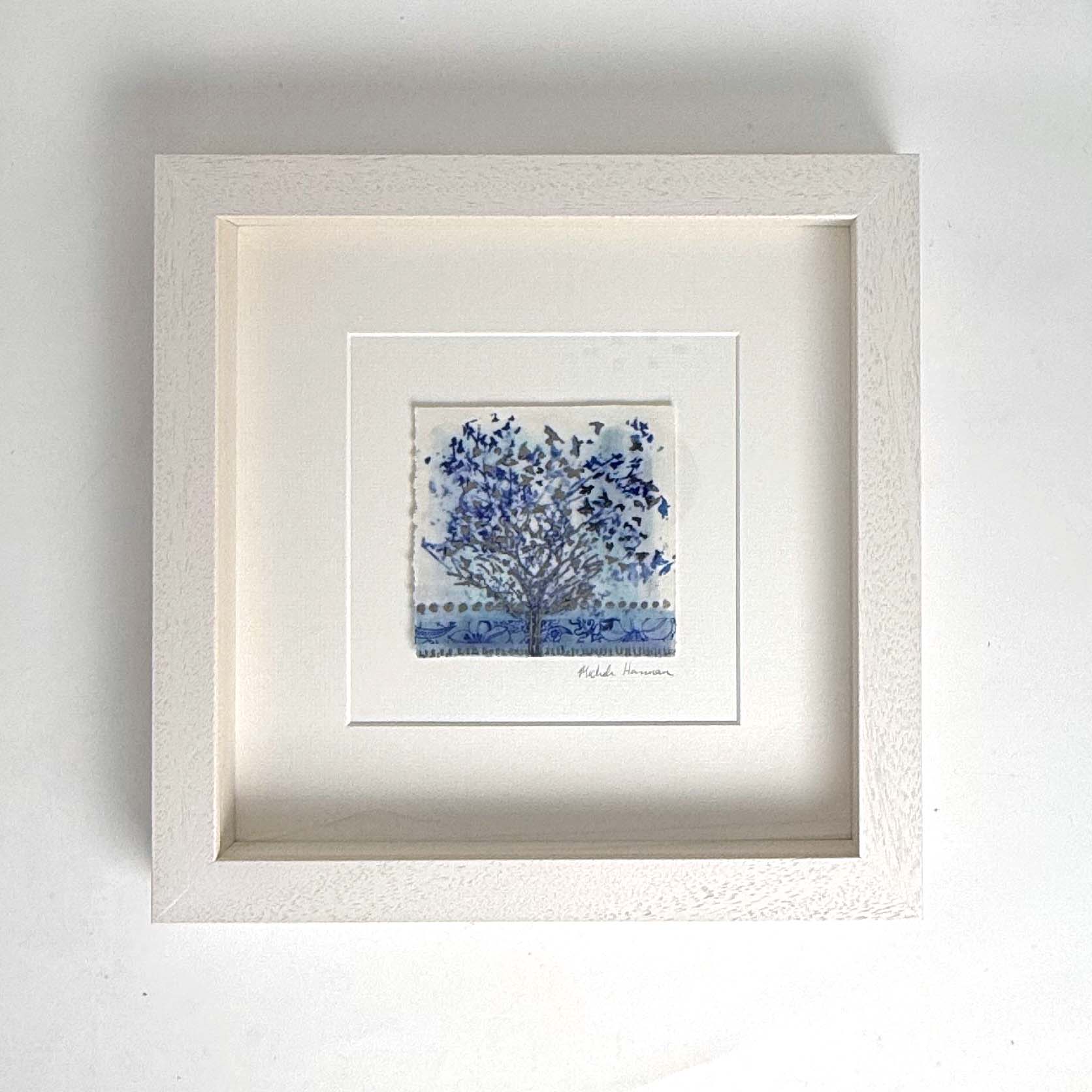 Morning Flock Among the Trees - Porcelain Framed Picture, Wall Art
