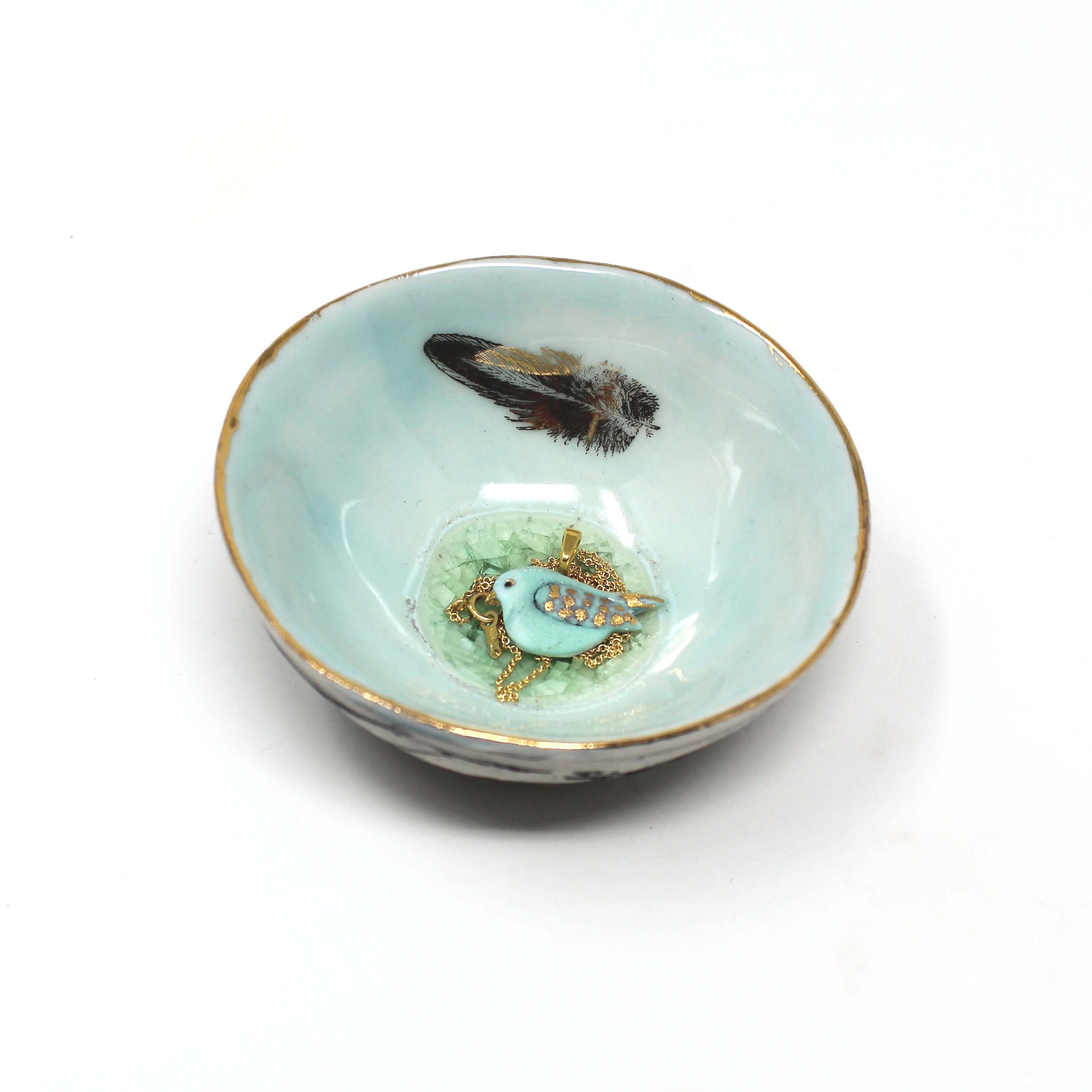 Nest Bowl, Feather, Small