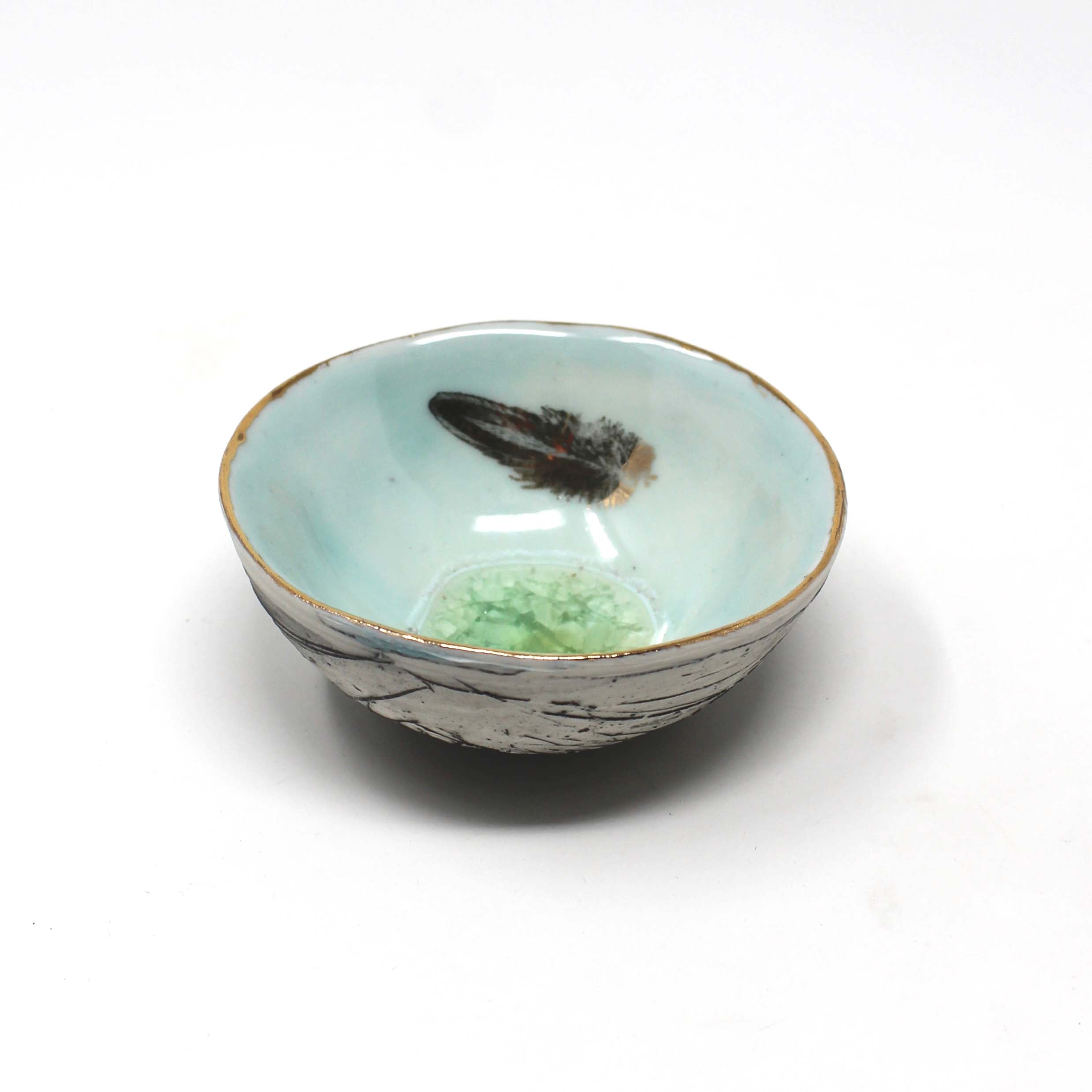 Nest Bowl, Feather, Small