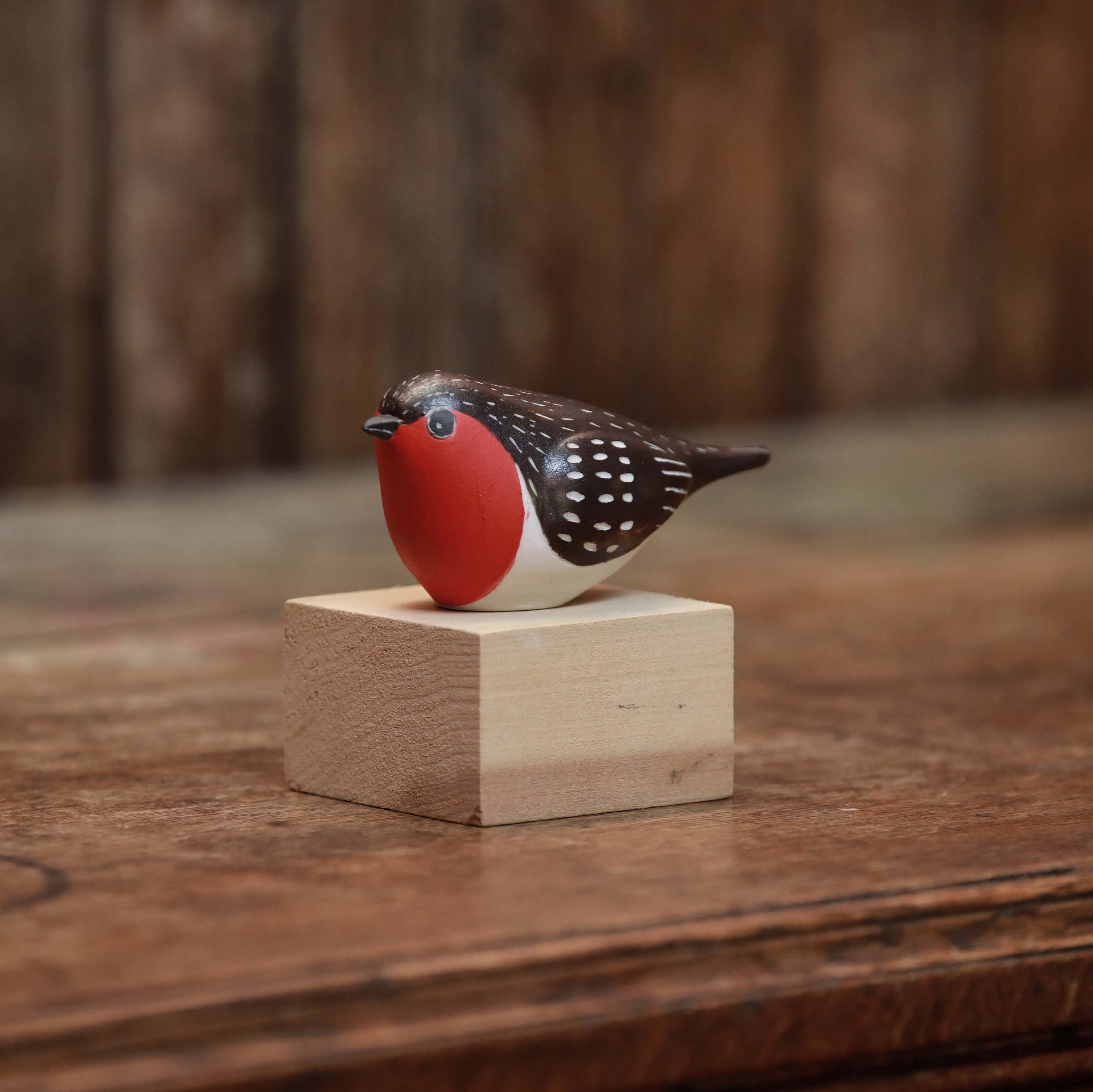 Porcelain Robin Sculpture