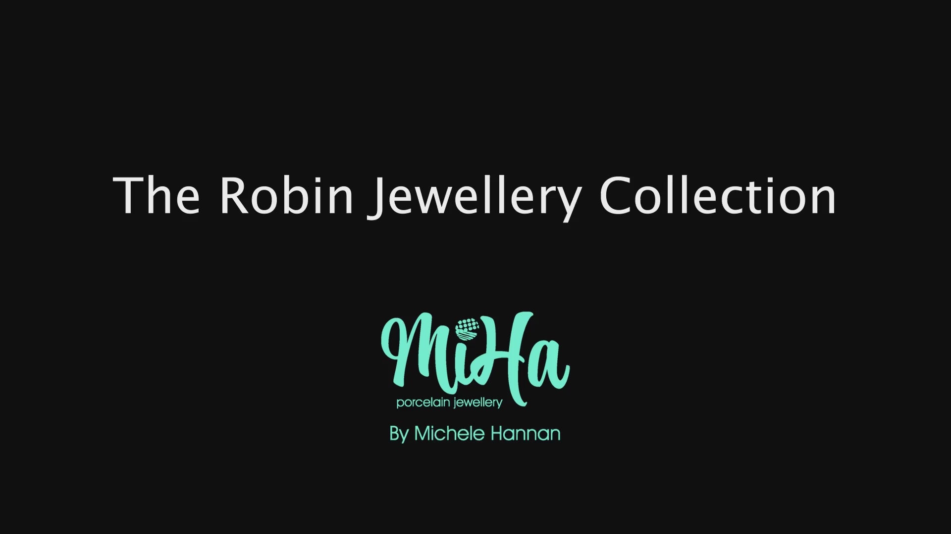 Robin Porcelain Stud Earrings with 24K Gold Lustre